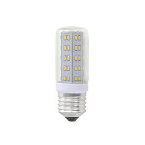 E27 4W LED žiarovka tvar trubice číra 69 diód LED