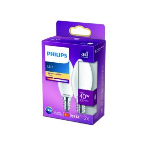 Philips LED sviečka B35 E14 4