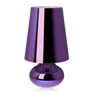Kartell Cindy stolová LED lampa, fialová metalická