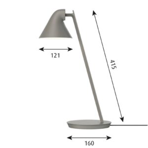 Louis Poulsen NJP Mini stolová LED lampa
