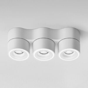 Egger Clippo Trio bodové LED, biela, stmievateľné
