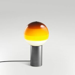 MARSET Dipping Light S stolová lampa jantár/grafit