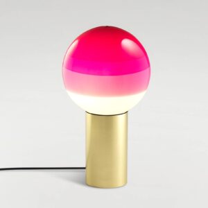 MARSET Dipping Light M stolová lampa ružová/mosadz