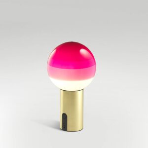 MARSET Dipping Light stolová batérie ružová/mosadz