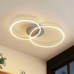 Lucande Lucardis stropné LED svietidlo 2pl okrúhle
