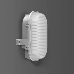 RZB Alu-Standard nástenné LED svetlo oválne