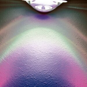 Farebný filter nástenné svetlo Focus, modrá číra