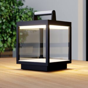 Stolná LED lampa Cube vonkajšia