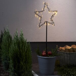 LED dekoračná hviezda Spiky