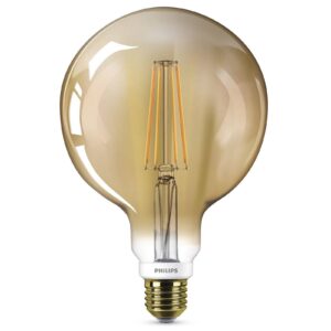 Philips LED Globe žiarovka E27 G95 4W 1 800K zlatá