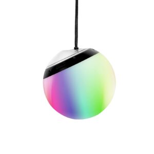 LED guľa tint Pendula solárna IP44 biela, CCT, RGB