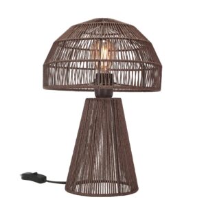PR Home Porcini stolová lampa výška 37 cm hnedá