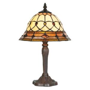 ANTHEA stolná lampa v štýle Tiffany