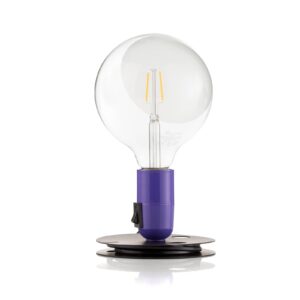 FLOS Lampadina stolná LED purpurová