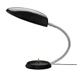 GUBI Cobra dizajnérska stolná lampa, čierna