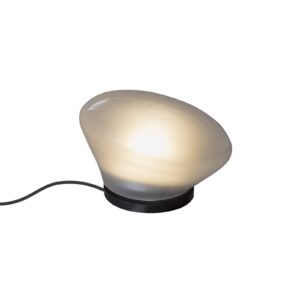 Karman Agua stolová LED lampa Ø 13 cm efekt mrazu
