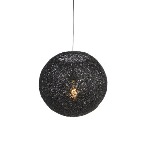Závesná lampa čierna 35 cm - Corda