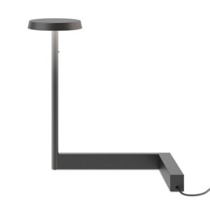 Vibia Flat stolná LED lampa výška 30 cm čierna
