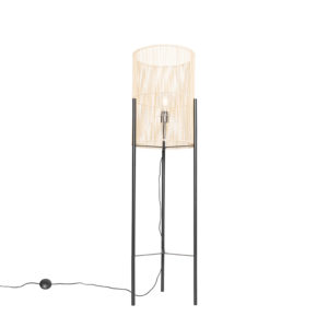 Škandinávska stojaca lampa bambus - Natasja