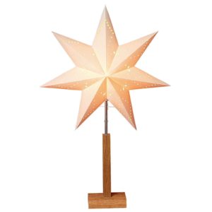 Karo – stojaca deko lampa s hviezdnym vzorom 70 cm