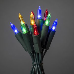 Farebná svetelná LED reťaz 35-plameňová 6