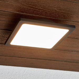 Vonkajšie stropné LED svietidlo Mabella tmavosivé