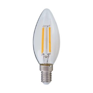 E14 sviečková LED žiarovka filament 4W 470lm 2700K