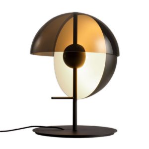 MARSET Theia M stolová LED lampa Ø 32 cm čierna