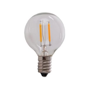 E14 1W LED žiarovka 5V pre Mouse Lamp, hruška číra