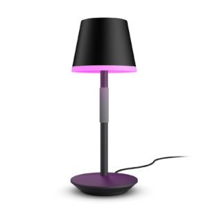Philips Hue Go stolová LED lampa + tienidlo čierna