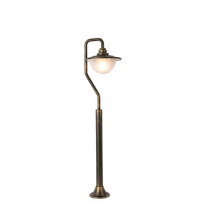 Klasický exteriérový lampáš starožitný zlatý 100 cm IP44 – Bruggy