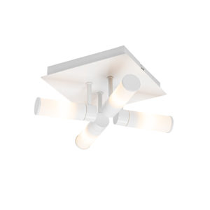 Moderné kúpeľňové stropné svietidlo biele 4-svetlo IP44 – Vaňa