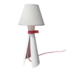 Aluminor Floh textilná stolová lampa