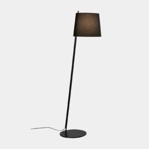 LEDS-C4 Clip stojaca lampa 158 cm tienidlo čierna