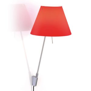 Luceplan Costanzina nástenné svetlo hliník červené