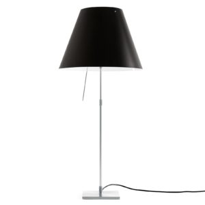 Luceplan Costanza stolná lampa D13i hliník/čierna