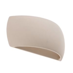 Nástenné svietidlo Curve up/down z bielej keramiky