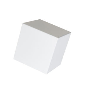 Sada 2 moderných nástenných lámp bielej farby – Cube