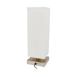Martje – biela stolová lampa so žiarovkou E14