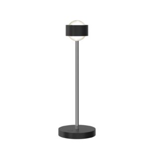 Puk! 80 Eye Table LED, šošovka matná, čierna/chróm