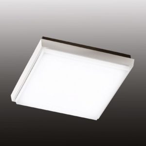 Vonkajšie stropné LED svetlo Desdy, 24x24cm, biela