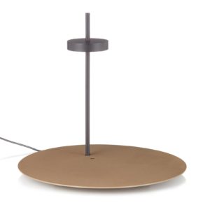 Scave stolová LED lampa snímač stmievania hnedá