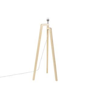 Stojatá lampa statívové drevo bez tienidla - Puros