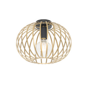 Dizajnové stropné svietidlo zlaté 30 cm - Johanna