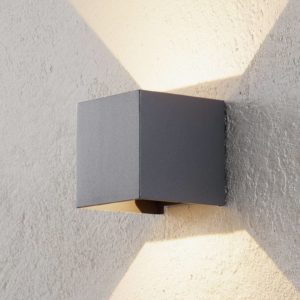 Vonkajšie nástenné LED svetlo Cube