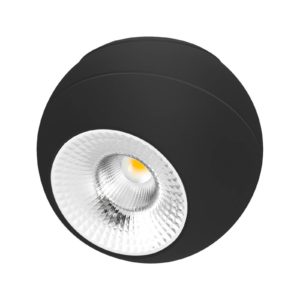 EVN Balota LED stropné bodové svetlá, čierna