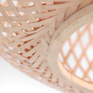 Bambusové stropné svietidlo Maze