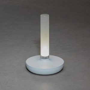 Stolová LED lampa Biarritz IP54 batéria CCT biela