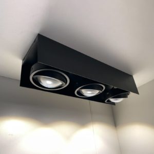 MEGATRON Cardano LED bodové svetlá 3-pl. čierna