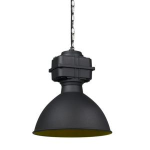 Inteligentná priemyselná závesná lampa čierna 38